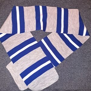 Paw Patrol Boys Nickelodeon Scarf 2021 Blue & White, Gray Stripes Christmas Gift